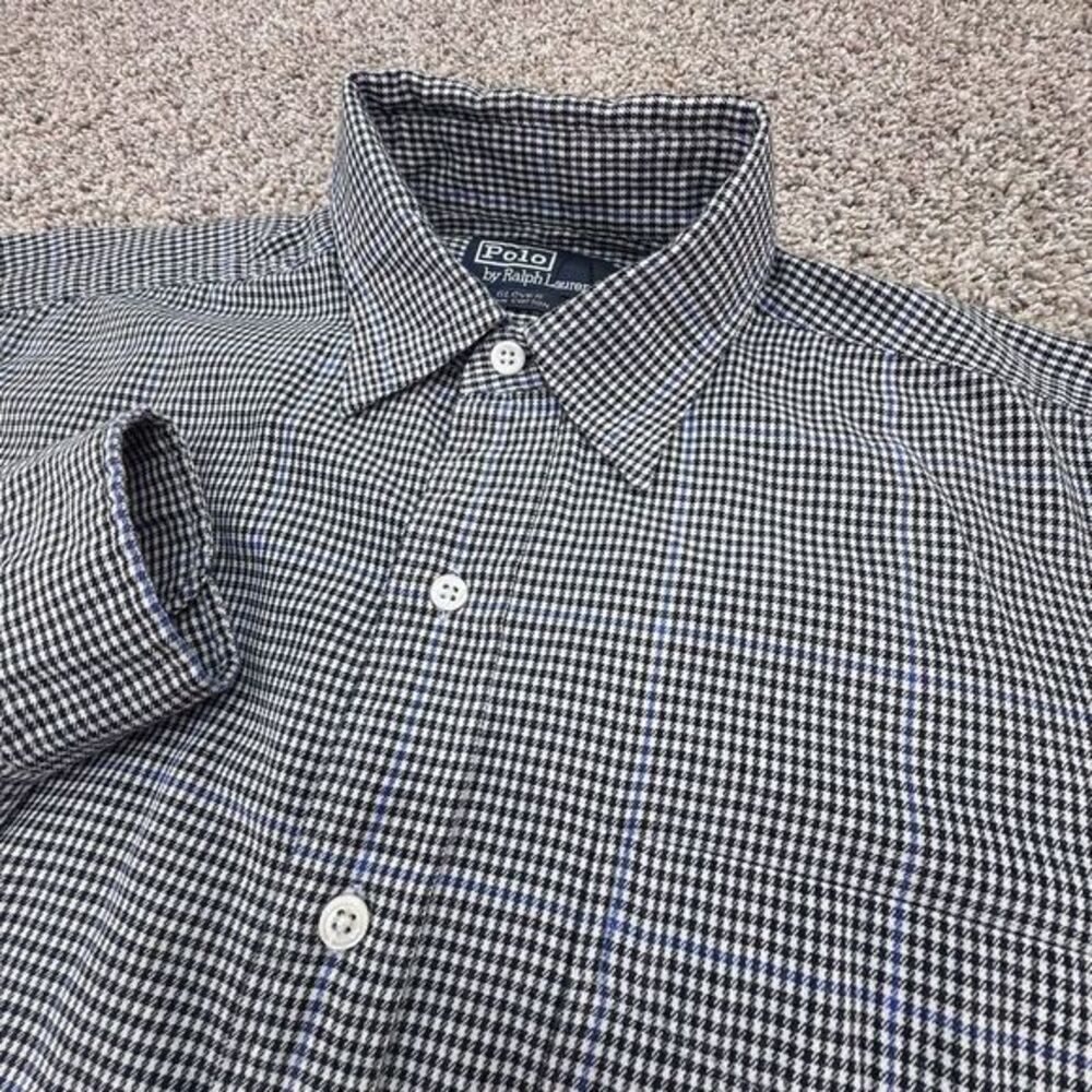 Polo Ralph Lauren Glover Shirt‎ Long-Sleeve Multi-Pattern Button Up Men's MEDIUM